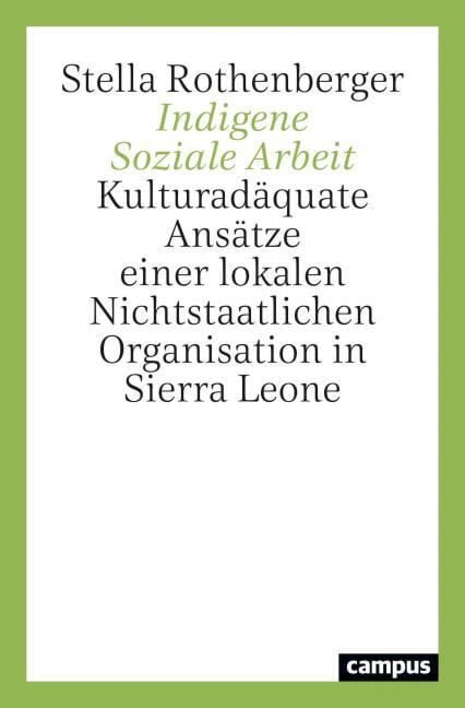 Rothenberger, Stella: Indigene Soziale Arbeit