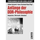 Anfänge der DDR-Philosophie, Ch. Links Verlag, EAN/ISBN-13: 9783861532255