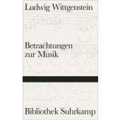 Betrachtungen zur Musik, Wittgenstein, Ludwig, Suhrkamp, EAN/ISBN-13: 9783518225301