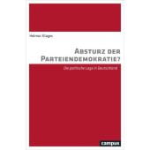 Absturz der Parteiendemokratie?, Klages, Helmut, Campus Verlag, EAN/ISBN-13: 9783593509884