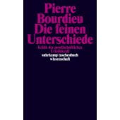 Die feinen Unterschiede, Bourdieu, Pierre, Suhrkamp, EAN/ISBN-13: 9783518282588