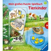 Mein großes Puzzle-Spielbuch: Tierkinder, Nahrgang, Frauke, Ravensburger Buchverlag, EAN/ISBN-13: 9783473438129