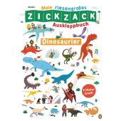 Mein riesengroßes ZICKZACK Ausklappbuch - Dinosaurier, Makii, Penguin Junior, EAN/ISBN-13: 9783328301080