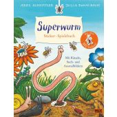 Superwurm. Sticker-Spielebuch, Scheffler, Axel/Donaldson, Julia, Beltz, Julius Verlag GmbH & Co. KG, EAN/ISBN-13: 9783407757548