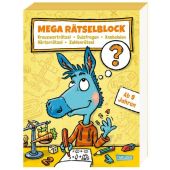 Mega Rätselblock - Kreuzworträtsel, Quizfragen, Knobeleien, Wörterrätsel, Zahlenrätsel, EAN/ISBN-13: 9783551189431