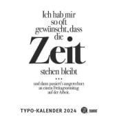 Kal. 2024 FUNI SMART ART Typokalender, DUMONT Kalenderverlag Gmbh & Co. KG, EAN/ISBN-13: 4250809651187