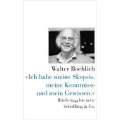 'Ich habe meine Skepsis, meine Kenntnisse und mein Gewissen.', Boehlich, Walter, EAN/ISBN-13: 9783895616143