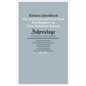 Kleines Adressbuch für Jerichow und New York, Suhrkamp, EAN/ISBN-13: 9783518464984