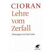 Lehre vom Zerfall, Cioran, Emile M, Klett-Cotta, EAN/ISBN-13: 9783608938890