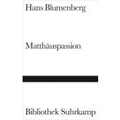 Matthäuspassion, Blumenberg, Hans, Suhrkamp, EAN/ISBN-13: 9783518019986