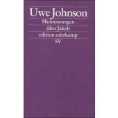 Mutmaßungen über Jakob, Johnson, Uwe, Suhrkamp, EAN/ISBN-13: 9783518118184