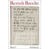 Notizbücher, Brecht, Bertolt, Suhrkamp, EAN/ISBN-13: 9783518419717