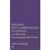 Die Arbeitslosen von Marienthal, Jahoda, Marie/Lazarsfeld, Paul F/Zeisel, Hans, Suhrkamp, EAN/ISBN-13: 9783518107690