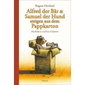 Alfred der Bär und Samuel der Hund steigen aus dem Pappkarton, Hovland, Ragnar, EAN/ISBN-13: 9783446264489