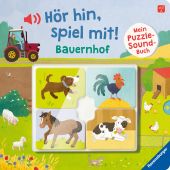 Hör hin, spiel mit! Mein Puzzle-Soundbuch. Bauernhof, Grimm, Sandra, Ravensburger Verlag GmbH, EAN/ISBN-13: 9783473439911