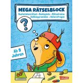 Mega Rätselblock - Buchstabenrätsel, Denkspiele, Zahlenpyramiden, Rätselreime, Scherzfragen, EAN/ISBN-13: 9783551190826