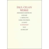 Werke, Historische-kritische Ausgabe Tl I/10, Celan, Paul, Suhrkamp, EAN/ISBN-13: 9783518405987