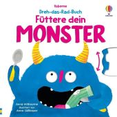 Dreh-das-Rad-Buch: Füttere dein Monster, Milbourne, Anna, Usborne Verlag, EAN/ISBN-13: 9781035704385