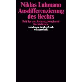 Ausdifferenzierung des Rechts, Luhmann, Niklas, Suhrkamp, EAN/ISBN-13: 9783518290187