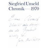 Chronik 1970, Unseld, Siegfried, Suhrkamp, EAN/ISBN-13: 9783518421611