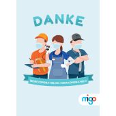 Danke, meine Corona-Heldin/mein Corona-Held, Migo Verlag, EAN/ISBN-13: 9783968460307