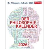 Der Philosophie-Kalender Tagesabreißkalender 2026, Hattstein, Markus/Brüning, Barbara, Harenberg, EAN/ISBN-13: 9783840036477