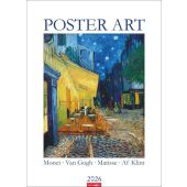Poster Art Kalender 2026 - Monet, Van Gogh, Matisse, Kandinsky, Weingarten, EAN/ISBN-13: 9783839902882