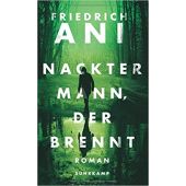 Nackter Mann, der brennt