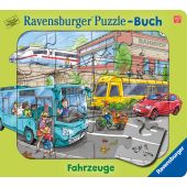 Ravensburger Puzzle-Buch: Fahrzeuge - Kinderbuch ab 3 Jahren, Puzzle mit 12 Teilen, Spielbuch, Wimmelbuch, Pappbilderbuch, EAN/ISBN-13: 9783473420780