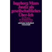 Justiz als gesellschaftliches Über-Ich, Maus, Ingeborg, Suhrkamp, EAN/ISBN-13: 9783518298299