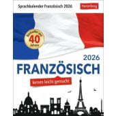 Französisch Sprachkalender 2026 - Französisch lernen leicht gemacht - Tagesabreißkalender, EAN/ISBN-13: 9783840035845