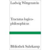 Logisch-philosophische Abhandlung - Tractatus logico-philosophicus, Wittgenstein, Ludwig, Suhrkamp, EAN/ISBN-13: 9783518223222