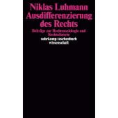 Ausdifferenzierung des Rechts, Luhmann, Niklas, Suhrkamp, EAN/ISBN-13: 9783518290187