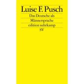 Das Deutsche als Männersprache, Pusch, Luise F, Suhrkamp, EAN/ISBN-13: 9783518112175