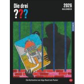 Die drei ??? Posterkalender 2026, Rasch, Aiga, Heye Verlag GmbH, EAN/ISBN-13: 9783756412099