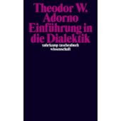 Einführung in die Dialektik, Adorno, Theodor W, Suhrkamp, EAN/ISBN-13: 9783518297285