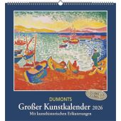 DUMONTS Großer Kunstkalender 2026 - Klassische Moderne, Impressionisten, Expressionisten - Wandkalender Format 45 x 48 cm, EAN/ISBN-13: 4069095006539