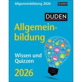 Duden Allgemeinbildung Tagesabreißkalender 2026 - Wissen und Quizzen, Huhnold, Thomas, Harenberg, EAN/ISBN-13: 9783840036040