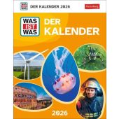 WAS IST WAS Der Kalender Tagesabreißkalender 2026 - Kinderkalender, Harenberg, EAN/ISBN-13: 9783840036781