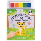 Stempelkunst für kleine Finger. Tierkinder, Hinkler, Arena Verlag, EAN/ISBN-13: 9783401719382