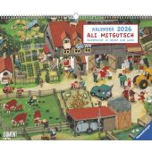 Ali Mitgutsch 2026 - Wimmelbilder - DUMONT Kinder-Kalender - Querformat 52 x 42,5 cm - Spiralbindung, EAN/ISBN-13: 4069095008762