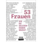 53 Frauen, die du gelesen haben musst Wochen-Kulturkalender 2026, Nadolny, Susanne, Harenberg, EAN/ISBN-13: 9783840037627