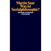 Was ist Sozialphilosophie?, Saar, Martin, Suhrkamp, EAN/ISBN-13: 9783518300534