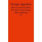 Was von Auschwitz bleibt, Agamben, Giorgio, Suhrkamp, EAN/ISBN-13: 9783518123003