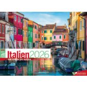 Italien - von Venedig bis Sizilien - ReiseLust Kalender 2026, Ackermann Kunstverlag GmbH, EAN/ISBN-13: 9783838436227
