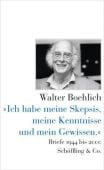 'Ich habe meine Skepsis, meine Kenntnisse und mein Gewissen.', Boehlich, Walter, EAN/ISBN-13: 9783895616143