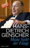 Meine Sicht der Dinge, Genscher, Hans-Dietrich, Ullstein Buchverlage GmbH, EAN/ISBN-13: 9783549074640